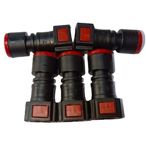 Conector Rápido de Plástico para Tubos de Nylon de 7.89mm para Piezas Automotrices - Product Image 1
