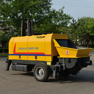 Bomba de Concreto Putzmeister 60M, Maquinaria de Bomba Mezcladora de Concreto Pequeña con Remolque, Precio de Fábrica en China - Product Image 1