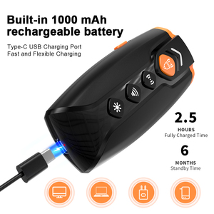 Tize ngoài trời Sonic Repellent chống barking thiết bị đào tạo siêu âm Dog Chaser với LED ánh sáng - Product Image 5