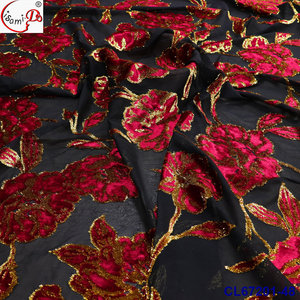 Nhung Lụa Sudan <span class=keywords><strong>toob</strong></span> và direat mgarbasar lụa $38/yard + $20/yard Set cl67201 - Product Image 6