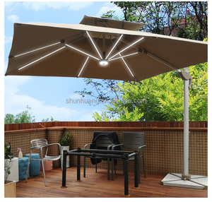 Sombrilla de Jardín en Cantilever para Exteriores, Resistente al Agua, con Luz LED, Venta Directa de Fábrica - Product Image 2