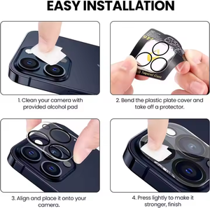 MRYES شعار مخصص AR الهاتف المحمول الياقوت عدسة فيلم كاميرا عدسة فيلم فيلم لفون 17 16 برو ماكس عدسة الزجاج فيلم - Product Image 6