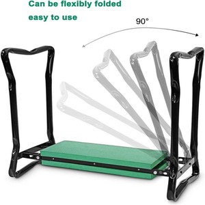 Foldable Portable <b>Garden</b> Kneeler Deep Chair Bench Seat <b>Stool</b> <b>Garden</b> Kneeler Seat with Tool Pocket - Product Image 6