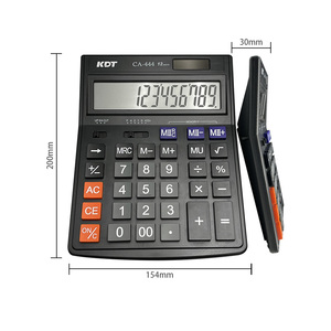 Bàn máy tính 12 chữ số Thêm lớn LCD hiển thị cảm ứng thoải mái với các nút lớn hai cách điện tiêu chuẩn chức năng văn phòng - Product Image 2