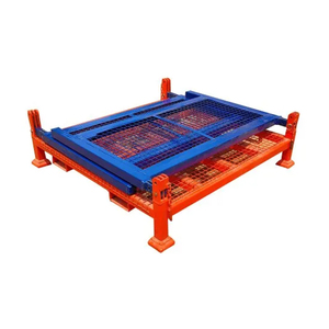 Customized Storage Steel Roll Container Foldable Metal Wire <strong>Cage</strong> <strong>Collapsible</strong> Bulk Shelving <strong>Stackable</strong> Box - Product Image 2
