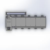 Équipement d'automatisation de piste à 7 axes entièrement fermé pour le traitement des métaux et l'électronique 3C, certifié ISO9001, 220V/380V, garantie 1 an, facile à utiliser