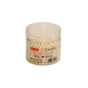 Perle di imitazione ILAN 12mm 80g per decorazioni di abbigliamento - Product Image 1