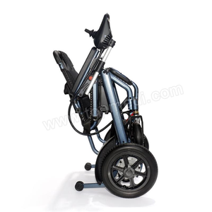 Silla de Ruedas Eléctrica Plegable Ligera de Aleación de Aluminio, Plegado con una Sola Tecla, Apta para Transporte Aéreo con Batería de Litio Segura - Product Image 3