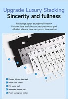 Teclado Mecánico para Juegos Aula F75, 80 Teclas, Estructura Gasket, con Perilla, Diseño 75%, Intercambiable en Caliente, Tres Modos, para Computadora/PC/Laptop