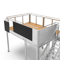 Stand de salon professionnel à deux étages TIANYU, système modulaire évolutif en aluminium pour foires internationales
