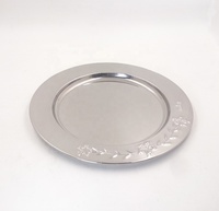 Plaques de chargement en métal avec logo or personnalisé, en émail, 2 pièces, de haute qualité, souvenir pour décoration de mariage