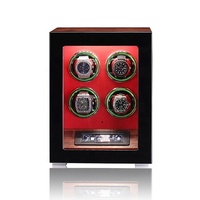 MINEESI Boîte de rangement de luxe en bois pour 2 à 12 montres, remontoir automatique pour montres mécaniques, avec verrouillage domestique et protection écologique
