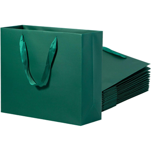 Sacs cadeaux en papier personnalisés de luxe pour bijoux, avec impression de votre propre logo, pour la vente en gros de vêtements et le commerce de détail - Product Image 1