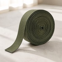 Ruban en nylon en rouleau, directement de l'usine, robuste et durable, options de couleurs personnalisées pour sacs et vêtements, vente en gros