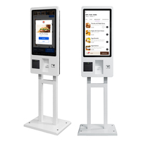 Système de point de vente personnalisé, borne de paiement en libre-service murale pour restaurant, borne de libre-service à écran tactile