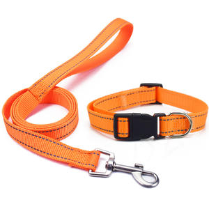 Collares acolchados suaves reflectantes para mascotas, nailon transpirable, Color personalizado, seguridad ajustable, <span class=keywords><strong>Collar</strong></span> de nailon para mascotas, collares para perros medianos y grandes - Product Image 1