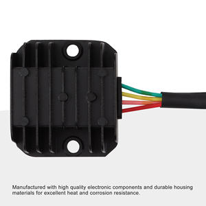 GOOFIT 12V Régulateur <span class=keywords><strong>de</strong></span> <span class=keywords><strong>tension</strong></span> pour <span class=keywords><strong>moto</strong></span> Redresseur 4 fils Demi-onde Remplacement pour GY6 <span class=keywords><strong>50cc</strong></span> 125cc 150cc Scooter ATV - Product Image 3