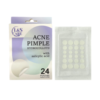 Patchs Hydrocolloïdes pour l'Acné 5x10 Ronds 300 Unités pour Tous Types de Peau