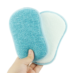 Nhà bếp Microfiber chà Bọt biển hình 8 miếng bọt biển làm sạch hai mặt rửa chén - Product Image 6