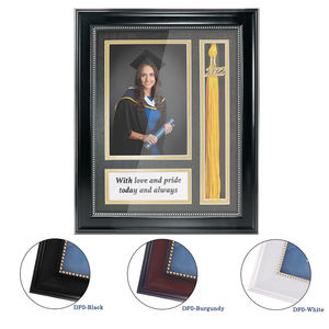 Mondon OEM ניתן להתאמה אישית סִגְנוֹן A4 PS מסגרת תמונה לתעודת סיום עם מחזיק ציצית - Product Image 5