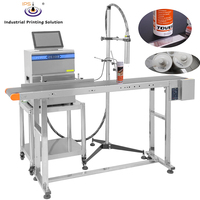 Machine de marquage à jet d'encre continu industrielle IPS-C240, IP54, acier inoxydable, date d'expiration, code de lot pour bouteille, tuyau en plastique
