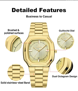 <span class=keywords><strong>Montre</strong></span> <span class=keywords><strong>Homme</strong></span> Carrée Acier Inoxydable Ultrafine Calendrier Étanche Lumineux Minimaliste <span class=keywords><strong>Luxe</strong></span> OEM Personnalisé <span class=keywords><strong>Montre</strong></span> Bracelet - Product Image 2