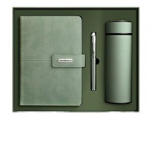 Set de Regalo de Graduación con Libreta A5 y Taza Térmica Personalizable de Alta Gama con Logotipo Empresarial para Profesores y Eventos Corporativos - Product Image 1