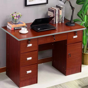 ロックメタル引き出しライティングデスク付き広西鋼鉄テーブル転送コンピューターアセンブリ - Product Image 1