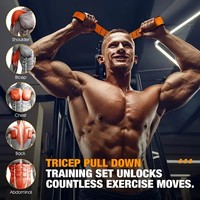 Barre de traction horizontale pliable réglable en ABS pour entraînement intérieur, avec corde de musculation, pour l'approvisionnement direct transfrontalier