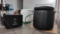 Refroidisseur d'eau pour bain de glace sportif avec compresseur, évaporateur rotatif et pompe à vide - Capacité de refroidissement de 1950 W pour la récupération athlétique