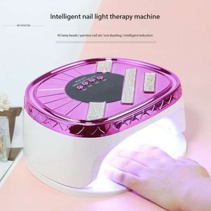 Lampe à ongles haute puissance à 45 LED, 4 minuteurs, séchage rapide du vernis gel, lumière UV pour le durcissement, équipement professionnel de séchage pour manucure - Product Image 3