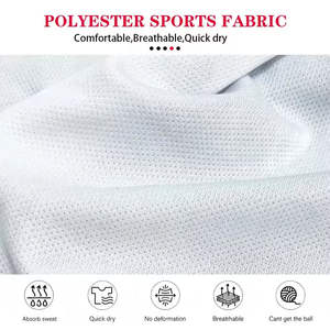 Ensemble d'uniformes de basketball personnalisés avec logo imprimé, grande taille, antibactériens, maillot de basketball vierge de haute qualité pour hommes, séchage rapide, en mesh - Product Image 6