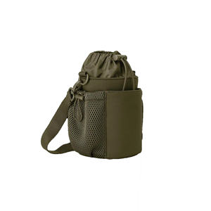 Porte-bouteille d'eau en néoprène personnalisé pochette porte-gobelet sac à bandoulière avec poche pour téléphone - Product Image 3