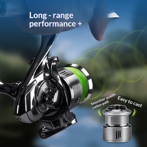 Xiwali Little for Front-loading Reel, bobine inclinée entièrement métallique, lancer longue distance, rapport de transmission 5.2:1, 6 roulements, spinning - Product Image 3