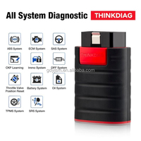 News Boot Full System OBDII Code Reader + Reset Software with Free Update Scanner ABS Material Red+Black 1kg THINKCAR