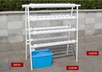 Tours en PVC pour systèmes hydroponiques d'intérieur Nouveau style Grand hangar en plastique pour canaux NFT Serres agricoles Vente en gros