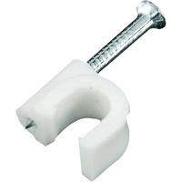 Clip de câble tailles rondes 4-14mm ligne de grille téléphonique à large bande clou boucle fixe accepter personnalisé