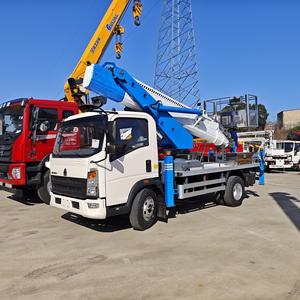 Plataforma de Trabajo Aérea HOWO 4X4 Diésel, Nueva, Montada en Camión, con Brazo Flexible y Canasta, 30m de Altura, Buen Precio - Product Image 1