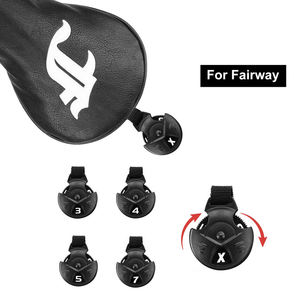 Hot Selling <b>Golf</b> Wood <b>Cover</b> <b>Set</b> <b>Golf</b> Club <b>Head</b> <b>Covers</b> Hybrid Leather <b>Golf</b> Driver Headcover - Product Image 3