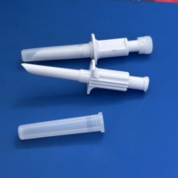 Aiguilles de transfert jetables en plastique, embout femelle Luer Lock