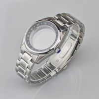Boîtier de montre mécanique GS de 39,5 mm pour la modification des montres de plongée NH34/35/36, accessoire de montre mécanique
