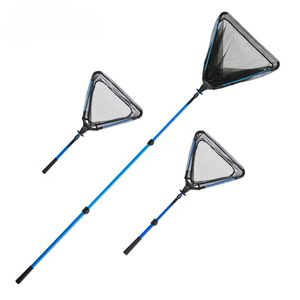 Nouveaux outils de pêche en plein air en alliage d'aluminium pliable télescopique Triangle filet de pêche pliant <span class=keywords><strong>à</strong></span> la main filet de pêche <span class=keywords><strong>à</strong></span> <span class=keywords><strong>vendre</strong></span> - Product Image 1