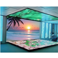 Pantalla LED Interactiva para Piso P6.25, Alta Capacidad de Carga, Antideslizante, para Exposiciones, Experiencia Inmersiva