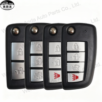 Coque de clé de voiture intelligente à 2 boutons de haute qualité, remplacement de la coque de clé de voiture pour Nissan