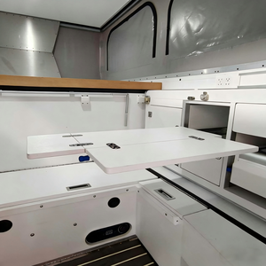 Caravana Todoterreno de Diseño Nuevo 2025, Remolque de Viaje de Estilo Moderno para Exteriores, Remolque RV para Camioneta con Elevación Manual del <span class=keywords><strong>Techo</strong></span> - Product Image 4