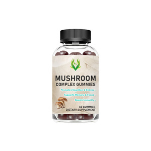 Produit Tendance : Gummies Complexe de Champignons avec Inonotus Obliquus et Cordyceps, favorisant la fonction cognitive, Complément de Queue de dinde - Product Image 1