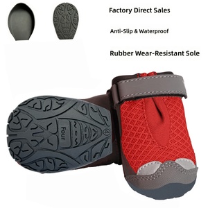 Bottes en caoutchouc <span class=keywords><strong>pour</strong></span> <span class=keywords><strong>chien</strong></span>, best-seller transfrontalier, imperméables, <span class=keywords><strong>pour</strong></span> garder les pattes propres, anti-dérapantes, durables et respirantes - Product Image 4
