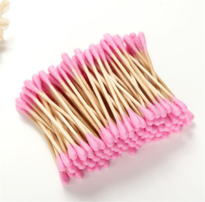 Lot de 200 <span class=keywords><strong>cotons</strong></span>-<span class=keywords><strong>tiges</strong></span> écologiques <span class=keywords><strong>réutilisables</strong></span> en papier pour le nettoyage des oreilles, avec logo personnalisé, bâtonnets colorés, vente en gros - Product Image 4
