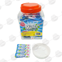 Bonbons en gros à la menthe fraîche, bonbons à la menthe pour une haleine fraîche, bonbons pressés saveur menthe fruitée Halal en pot