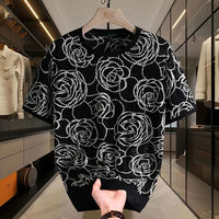 Herren Dünnes Atmungsaktives Kurzarm-T-Shirt Trendiges Herren 2026 Neue Mode Vielseitiges Freizeit-T-Shirt Fabrikproduktion